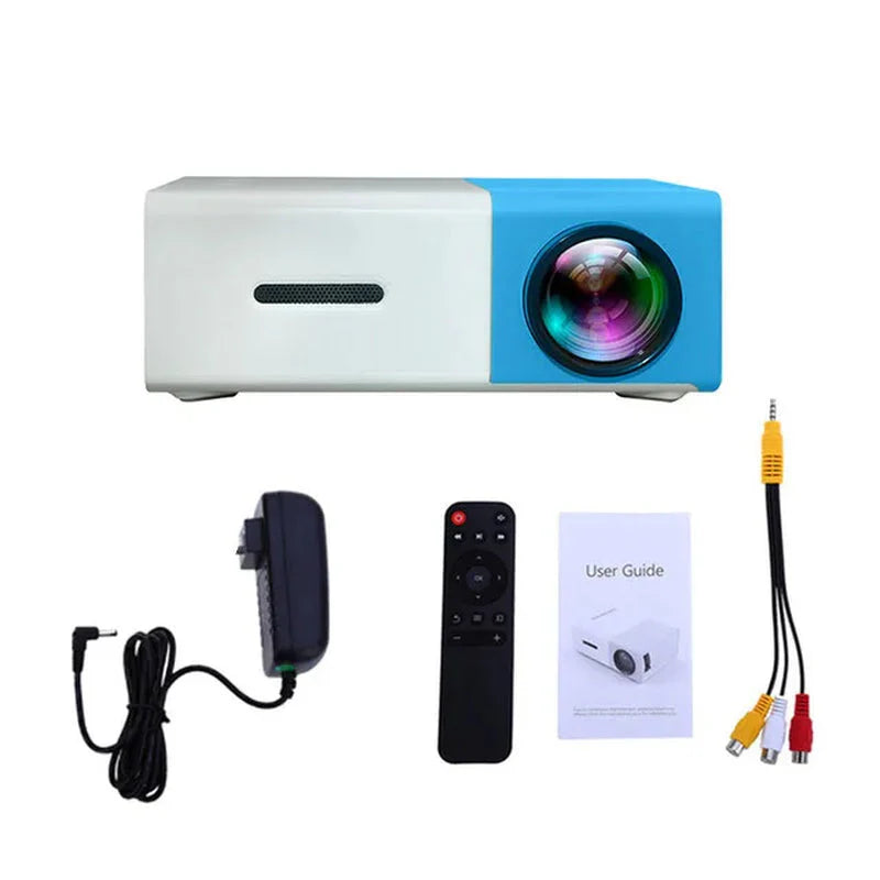 "Mini Projector β 1080P Full HD Support, Portable LED Projector, 4K Video Playback, Multiple Connectivity Options "
